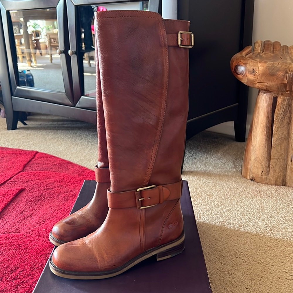 Lucky Brand Angel Boots Brandy/Florence 7.5M